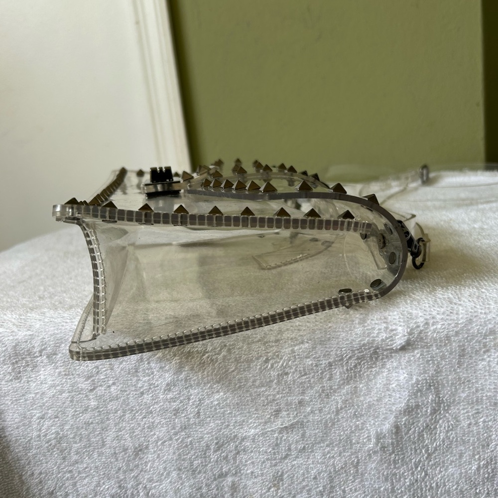 Transparent Studded Crossbody Bag - image 5